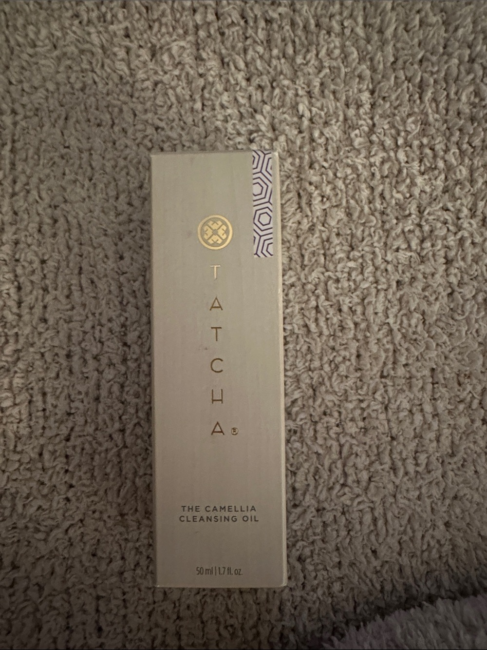 Tatcha Camellia Cleansing Oil — Ivory & Gold Box